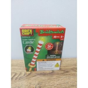 BRICKCRAFT Bricktanicals 49 Pieces Festive Flameless Candle Lights 24 Hours